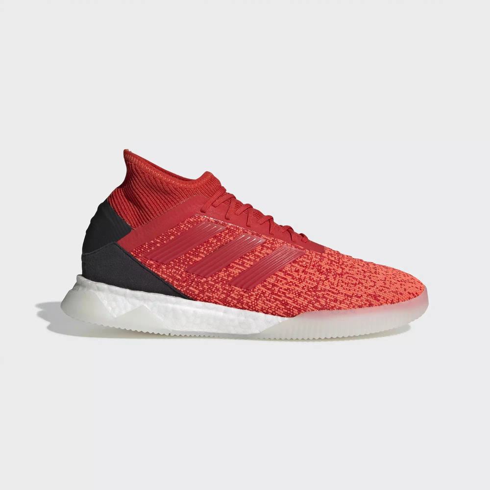 Adidas Predator 19.1 Tenis De Futbol Rojos Para Mujer (MX-76366)